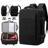 Expandable CarryOn Backpack with USB Charging Port Travel Weekender Backpack Fits 15.6 Inch Laptop