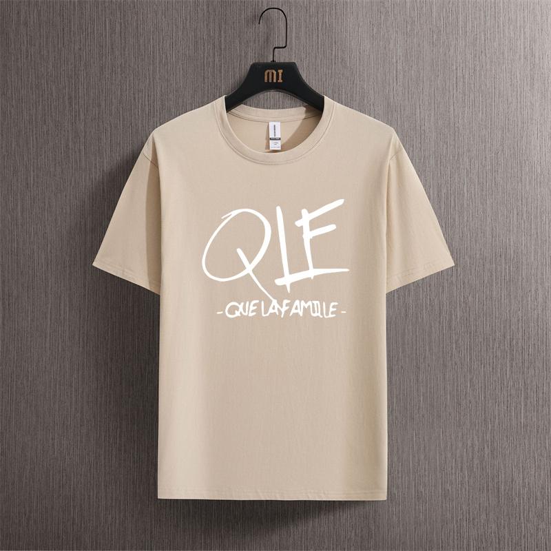 Мужская хлопковая футболка Персонализированная Певец Qlf Только Семья Песня Музыка N007 Футболка с принтом Женские Винтажные футболки
