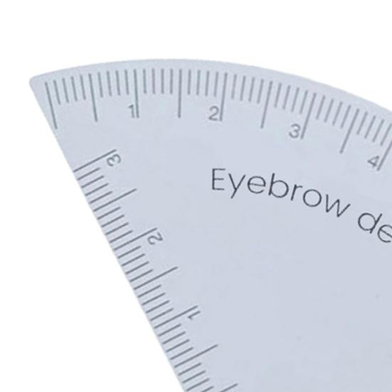 Eyebrow Design Ruler Portable Fast Drawing Guide Professional Eyebrow Shaping Tool for Beginners Pros