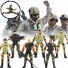 Детская игрушка 6 шт. Набор армейских солдат Игра Реалистичная фигурка Подарки для мальчика Рождество