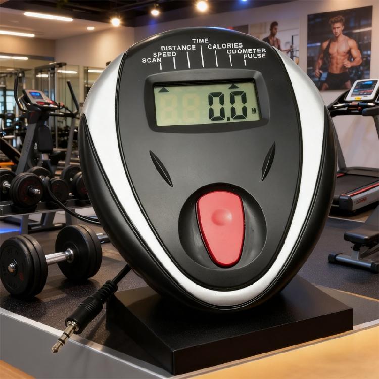 Exercise Display Meter With Accurate Tracking For Home Gym Equipment Strong Plastic Construction Fitness Bike Counter