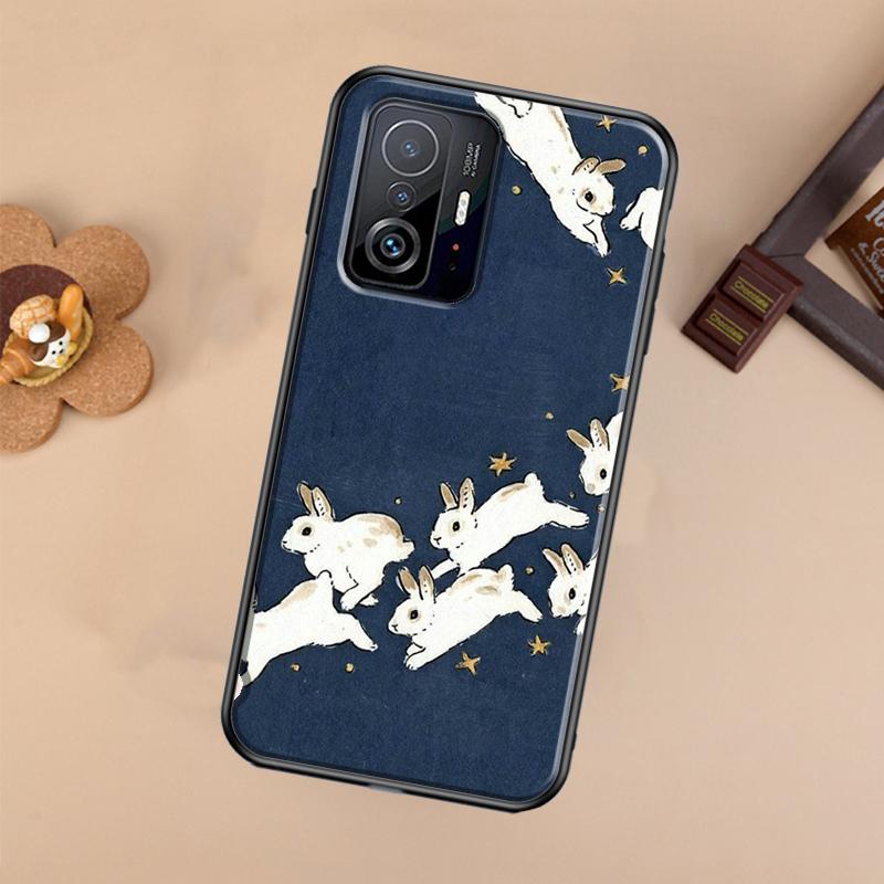 Мультяшный Чехол Кролик Банни Для Xiaomi 13 14 Ultra 11T 12T 13T 14T Pro POCO X7 Pro X3 X5 X6 F3 F5 F6 M6 Pro