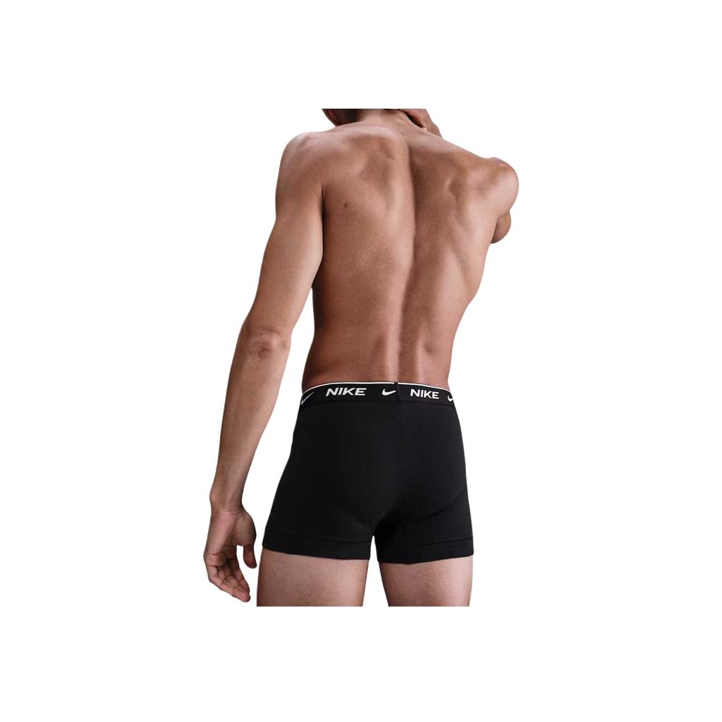 Nike Dri-Fit Комфортные Стильные Универсальные Боксеры 3 шт. Мужское нижнее белье Черный KE1166-001