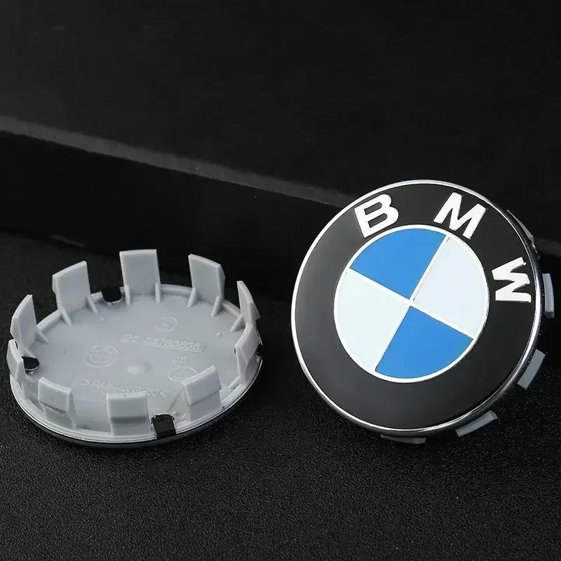 4PCS for BMW X5G05 G31 E24 E63 F20 G20 E70 F15 G05 F87 G87 E30 56mm 68mm Wheel Center Hub Cap Badge wheel Sticker decoration