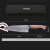 8-дюймовый нож шеф-повара 67-слойная дамасская сталь лезвие VG10 бритвенно-острый тесак для нарезки мяса овощей кухонные ножи рукоять из розового дерева