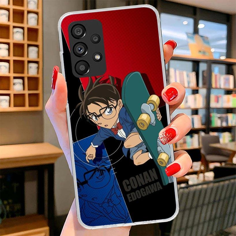 Чехол для телефона Аниме Conan для Samsung Galaxy A17 A37 A57 A16 A26 A36 A56 A15 A25 A35 A55 A14 A24 A34 A54 A13 A23 A33 A53 Galaxy A16