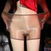 Женские прозрачные трусы, глянцевые трусики, сексуальные шорты-боксеры, прозрачные ультратонкие трусы