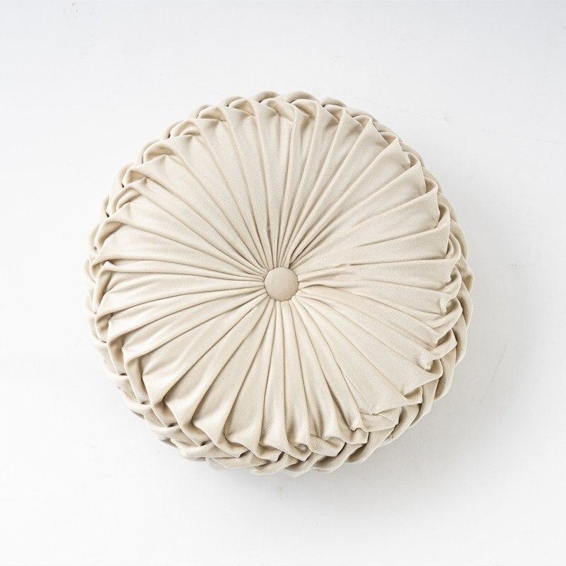 Бархатная подушка с тыквой Морса, креативные диванные подушки, напольная наволочка, сплошной цвет, роскошные домашние подушки для отеля