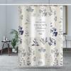 Bathroom Thickened Waterproof Curtain Mildew Proof Shower Curtain Shower Partition Curtain Shower Curtain Bathroom Curtain Free Perforation