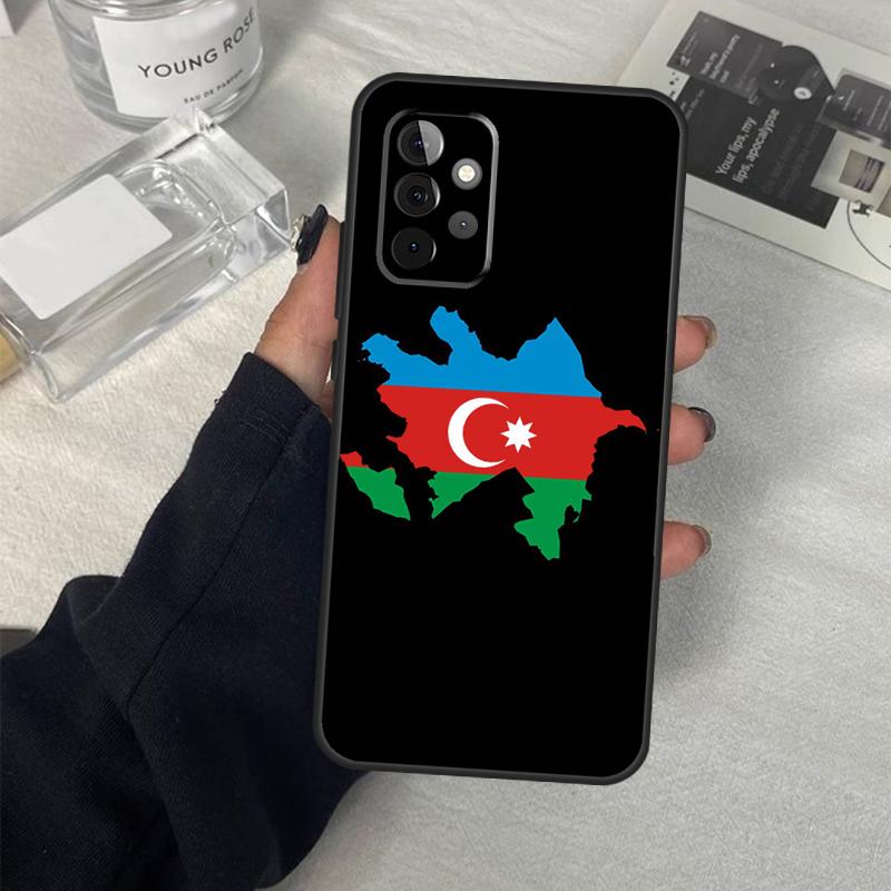 Чехол для телефона Флаг Азербайджана Для Samsung Galaxy A34 A54 A14 A13 A23 A33 A53 A73 A52 A42 A32 A22 A12 A51 A71