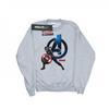 Boys Captain America Pose Sweatshirt