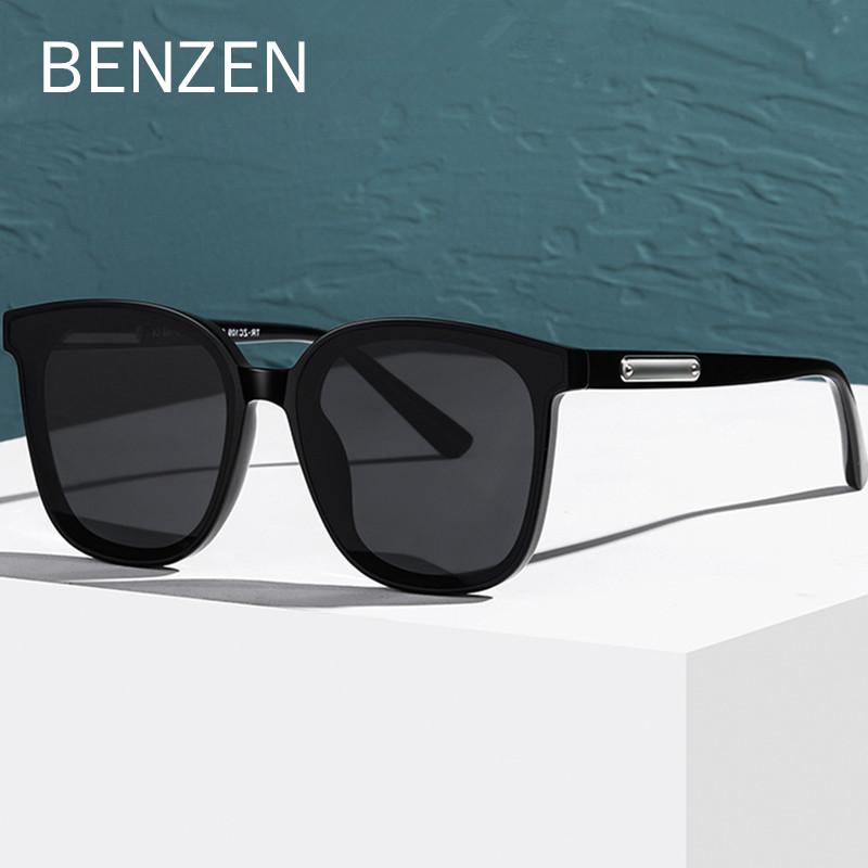 BENZEN новые поляризованные солнцезащитные очки женские винтажные большие солнцезащитные очки для мужчин защита от ультрафиолета 6759
