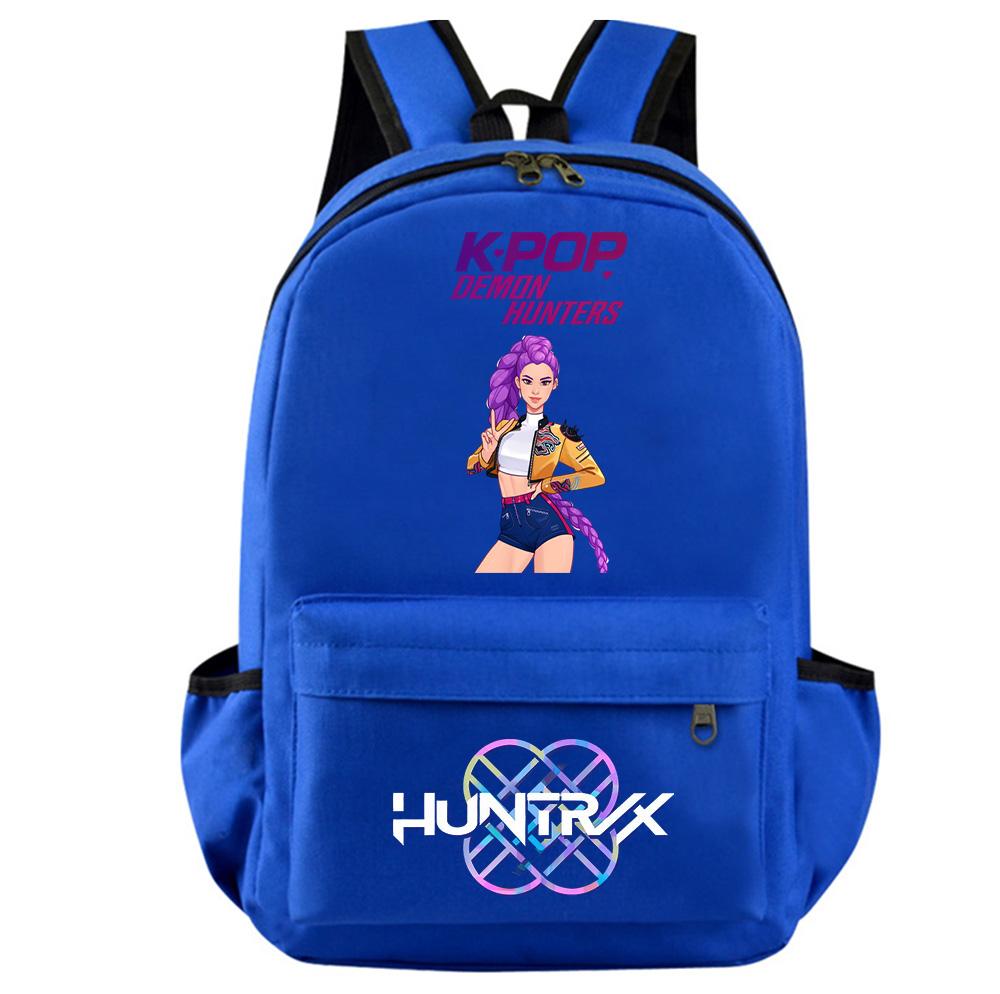 New Cartoon Kpop Demon Hunters Printed Backpack for Teenager Student Girl Boy Bookbag Schoolbag Women Large Capacity Travel Bag Kid Gift Rucksak