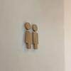 2pcs/se Self-adhesive Bathroom Door Signs Antique Men's And Women's Toilet Sign  Home Decor