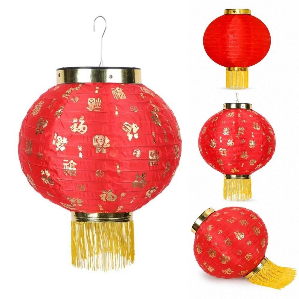 Round Shape Chinese Lantern Red Hanging Lantern for Wedding Party Decorations