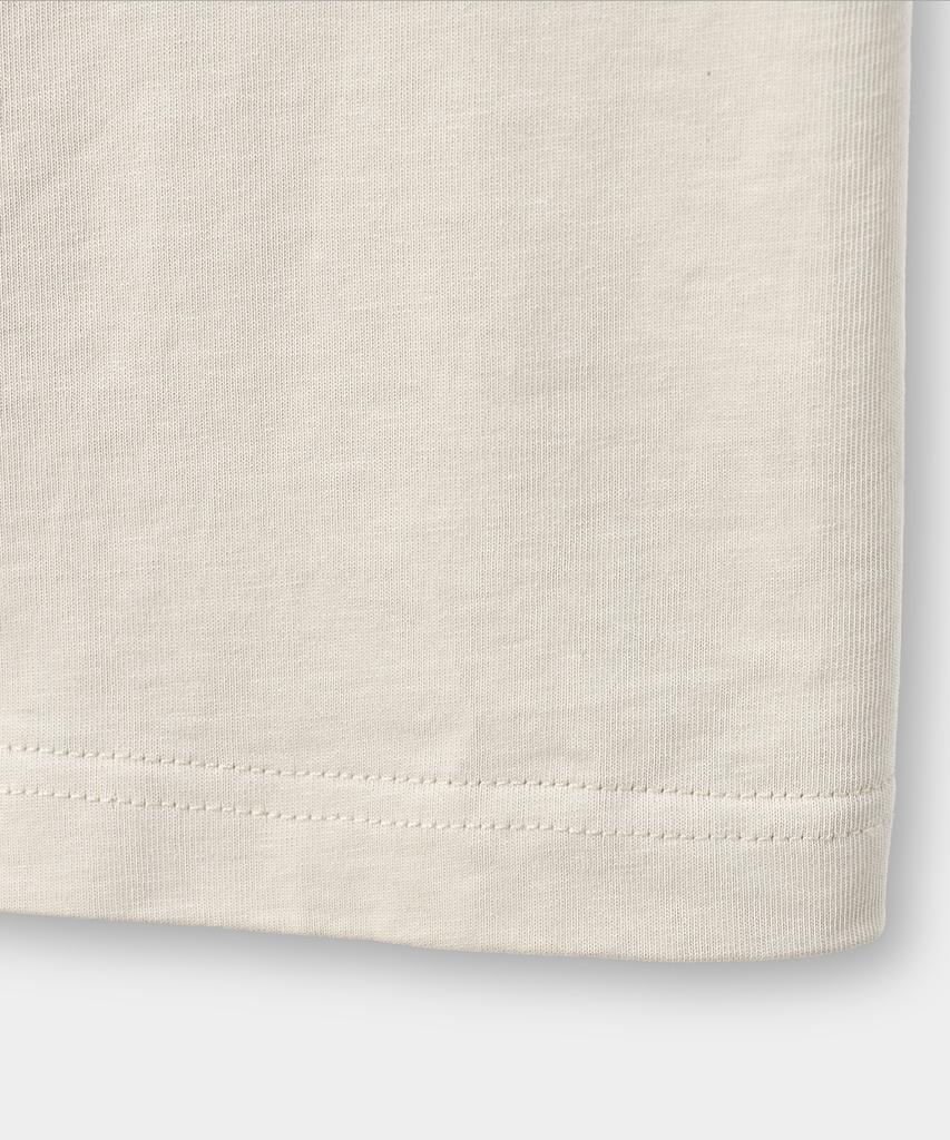 Dimiteulibeullaeg Футболка с коротким рукавом Raglan Color Block Pigment Artwork_Слоновая кость и Камуфляж