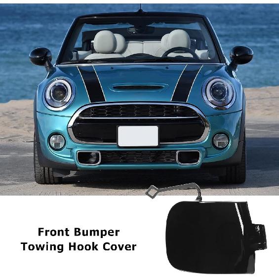 Front Right Bumper Tow Hook Cover, 51117337796 Towing Eye Cover Tow Eye Hook Cover Replacement for F55 F56 F57 S Four Door Hatchback Convertible