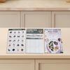 3 Pcs Healthy Meal Guide Foldable Food List Chart Meal Planner Low Carb Food List Diet Guide Educational Chart for Home Restaurant Use
