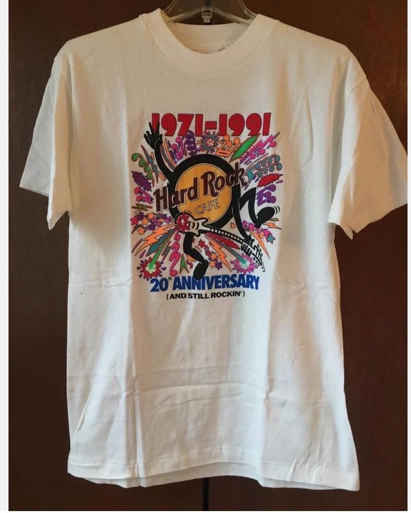 Футболка Hard Rock Cafe к 20-летию Полный размер S-4XL
