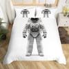 Astronaut Comforter Cover Universe Galaxy Bedding Set Outer Spaces Theme Duvet Cover Boys Kids Starry Sky Room Decor Quilt Cover