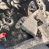 Autumn And Winter Peony Butterfly Style Retro Literary Style Printing Women'S Warm Scarf Shawl