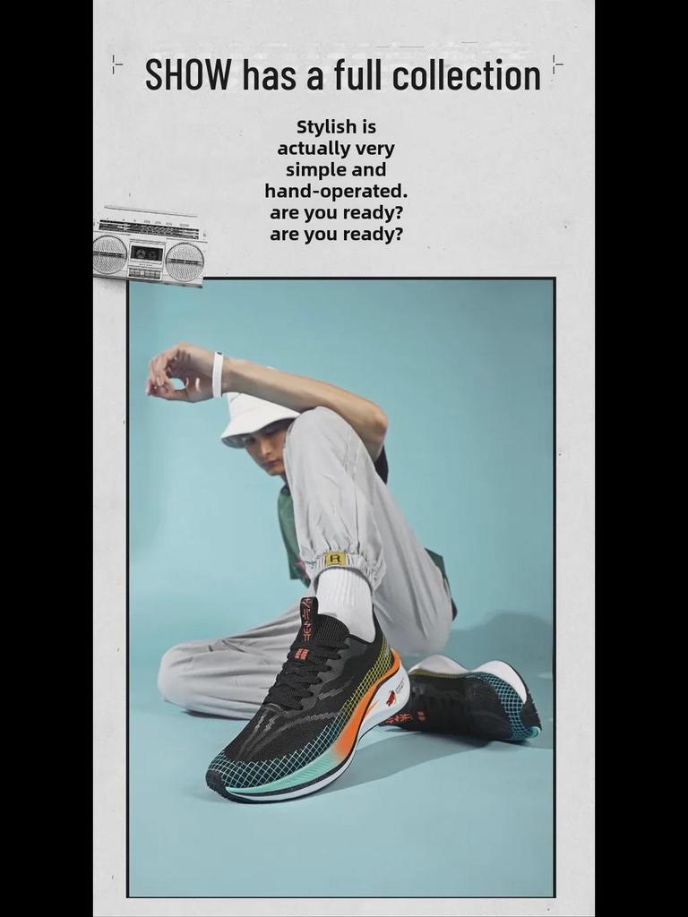 Кроссовки Chitu 7 мужские дышащие Carbon Plate - модные кроссовки для пап