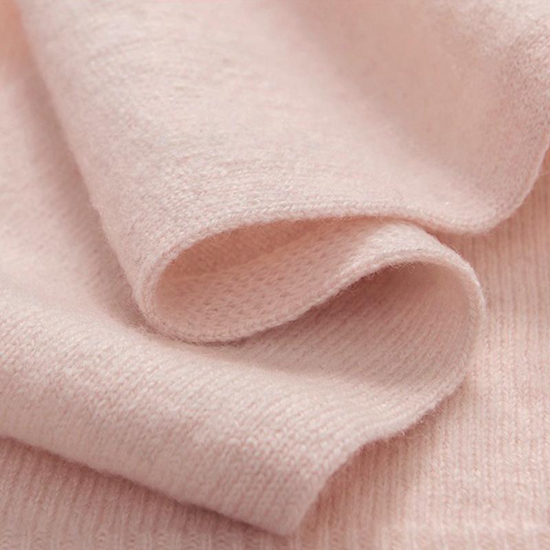 1 шт. Аксессуары для одежды Универсальная однотонная классическая шаль Теплый шарф Минималистичный стиль Вязаный материал Мода Многоцветный