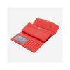 DakS Men S Red Check Colorblock 3 Fold Long Wallet Dcwa2f401r2