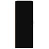 Wall Mounted Cabinet Black 69.5 x 32.5 x 90 cm