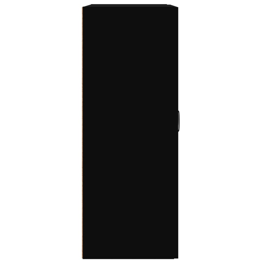 Wall Mounted Cabinet Black 69.5 x 32.5 x 90 cm
