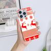 Чехлы для телефонов Ae112 Merry Christmas art из гальванизированного стекла для Samsung S24 FE S25 Ultra iPhone 16 Pro Xiaomi Redmi OPPO, полная защита объектива, задняя крышка