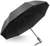 GEKETY Folding Automatic For Both Sunny and Rainy Large Super Water Wind Light Heat Over UV Folding Less Than 8 Ribs Men's Umbrella, One-Touch