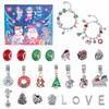 Christmas Bracelet Advent Calendar Bracelets Advent Calendar Exquisite Fashion Jewelry Bracelet Making Kit for Kids Daughter Son