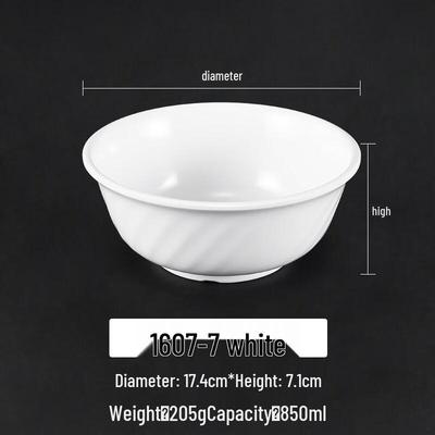 Набор глубоких тарелок для лапши Molona White Melamine