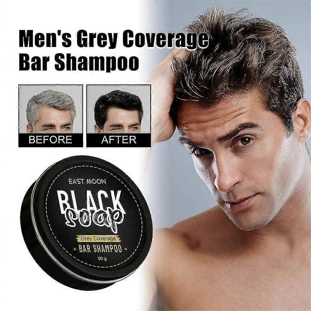 3pcs Hair Darkening Shampoo Bar 100% Natural Organic Conditioner And Repair Soap 2023 New - XSS