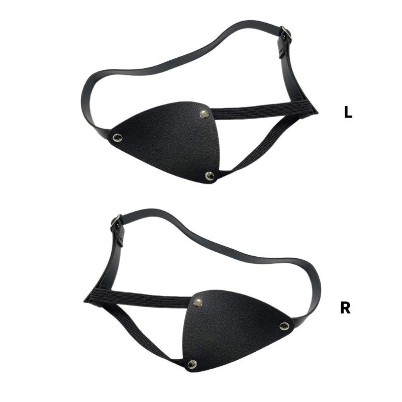 Средневековые Рыцари Пиратские Повязки на Глаз Кожаная Повязка на Глаз Маска для Глаз Ренессанс Средневековый Пиратский Костюм Хэллоуин Косплей