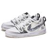 Nike Кроссовки Court Borough 2 Nautical Storm с амортизацией, износостойкие, низкие, для скейтборда, женские, серые FJ7692-191(Team177--КОРОБКА)