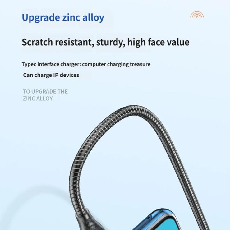 Кабель USB на USB-C, 65 Вт, Быстрая зарядка, штекер-штекер, Металлическая оплетка, Разъем Power Delivery, Кабель для передачи данных, Для аксессуаров телефона