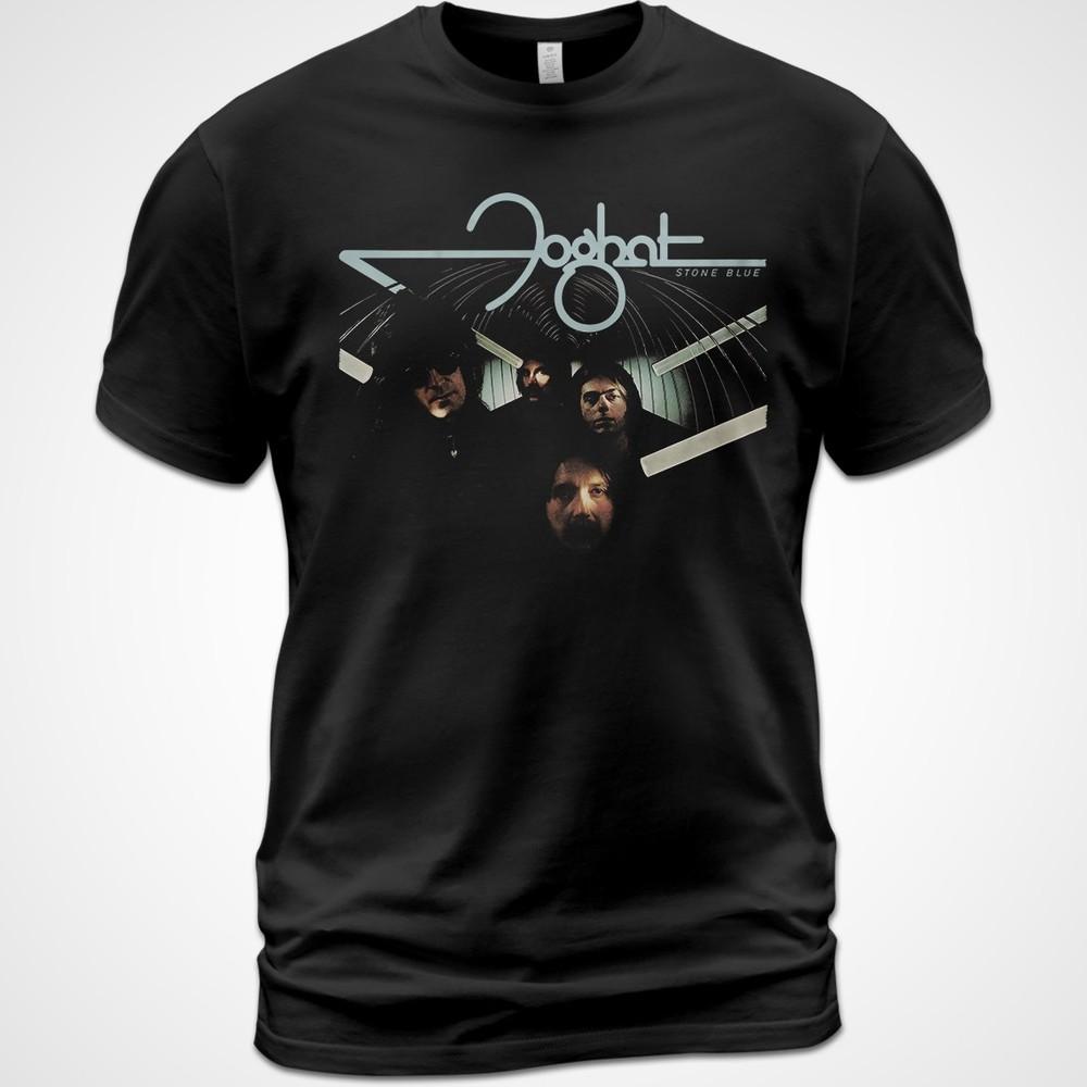 Cotton T-shirt Foghat Stone Blue Album Tee Roger Earl Bryan Bassett Dave Unisex T-Shirt