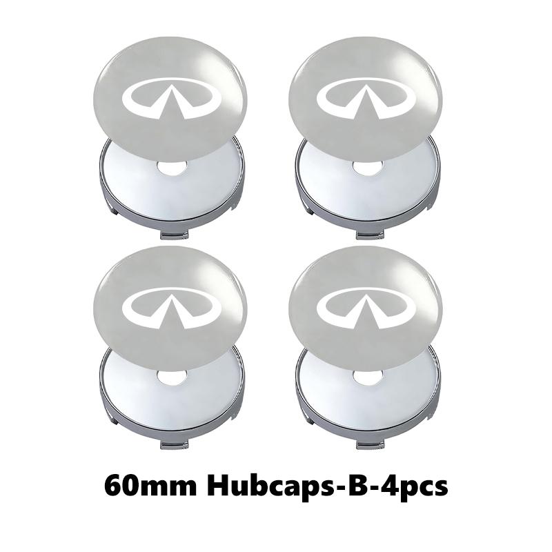 Car Logo Wheel Hub Sticker Wheel Center Cap Base Accessories For Infiniti Q30 Q50 Q60 Q70 QX30 QX50 QX60 QX70 QX80 ESQ IPL FX50 BV1