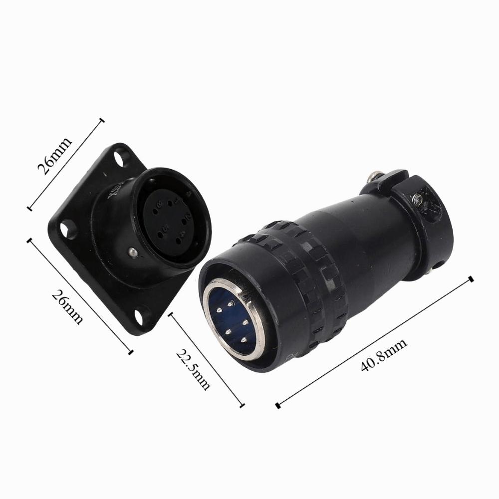 5 Pin Panel Aviation Connector XS16J5P Male Plug Female Socket Aviation Plug Socket Power