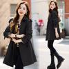 Lazy and Loose Mid-length Trench Coat for Women In Spring and Autumn New Style Waist-hugging and Slimming Large-size Trench Coat for Women