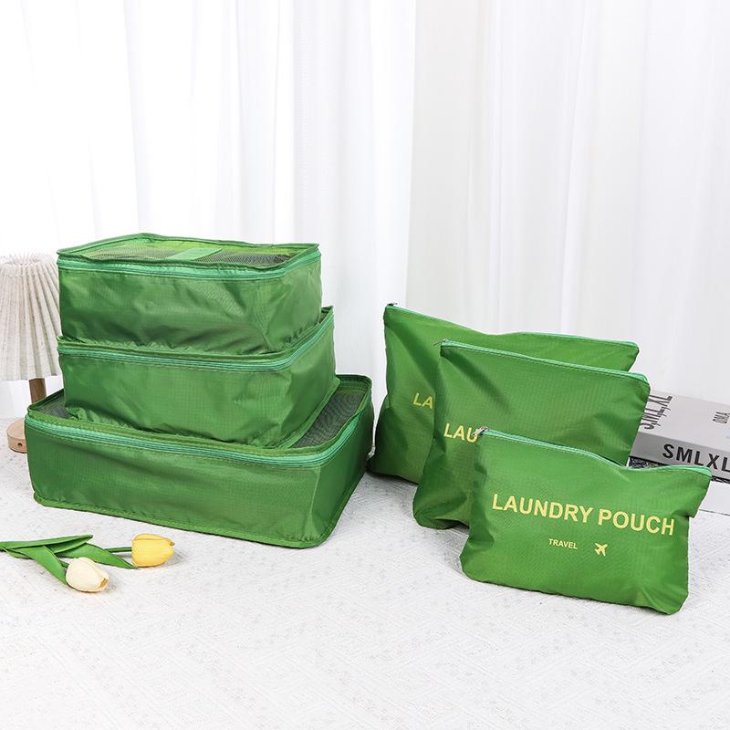 Корейский набор дорожных сумок для хранения - 6 штук с логотипом на заказ