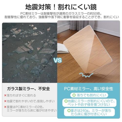 Зеркало для ванной Rebebe с защитой от запотевания: Магнитный, Ударопрочный, Сейсмостойкий, Сильная магнитная адсорбция, Подходит для арендного жилья, Гибкий В