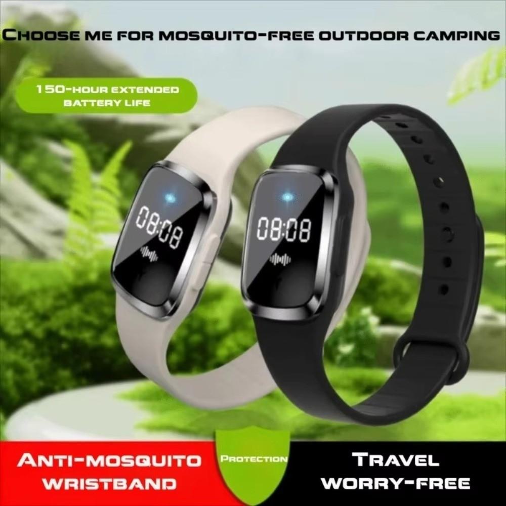 Mosquito Repellent Static Eliminator Bracelet Time Display Human Body Static Eliminator Women