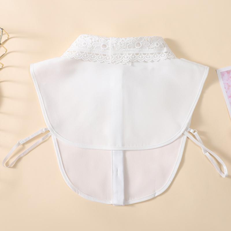 Women's Fashionable Embroidered Collar, Versatile Decoration, Detachable Chiffon Fake Collar