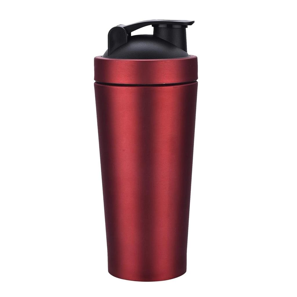 Body Smith Gym Shaker Classic XP Mixer Red Stainless Steel Shaker Blender 750 ML For Protein