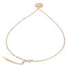 White Zircon Women Necklace Snake Pattern Electroplated Fashionable Female Pendant Necklace