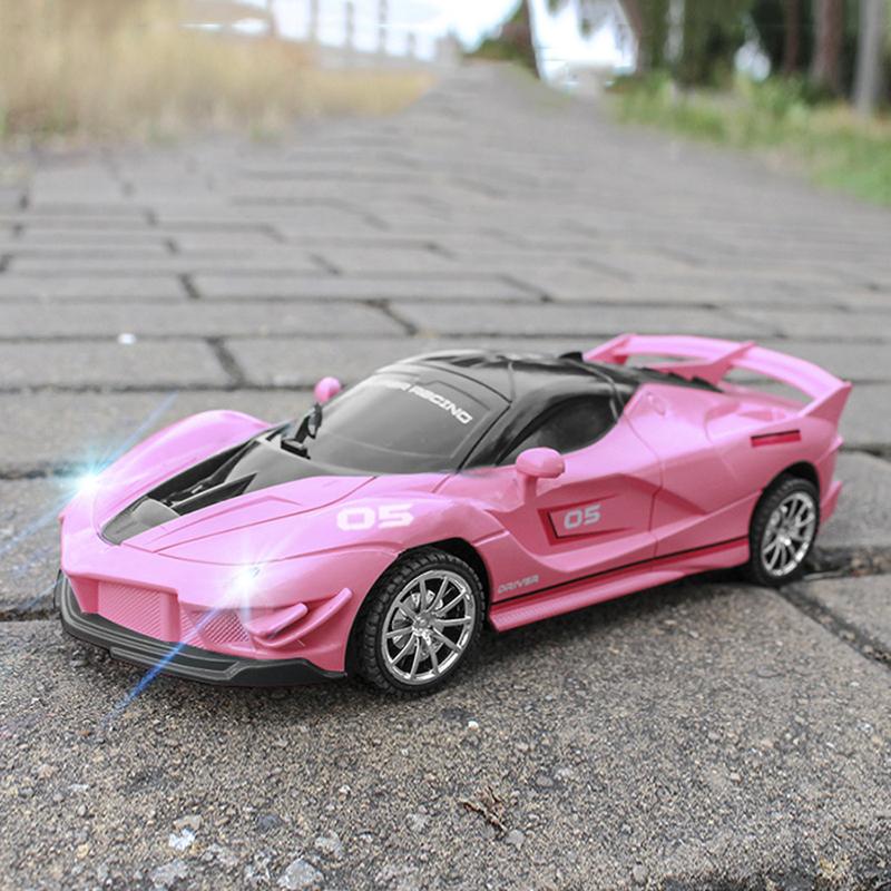 1:18 Радиоуправляемая машина 2.4G Высокоскоростная Машина для гонок с дистанционным управлением Со светом Дрифтовая гоночная модель автомобиля Детский рождественский подарок Детская игрушка