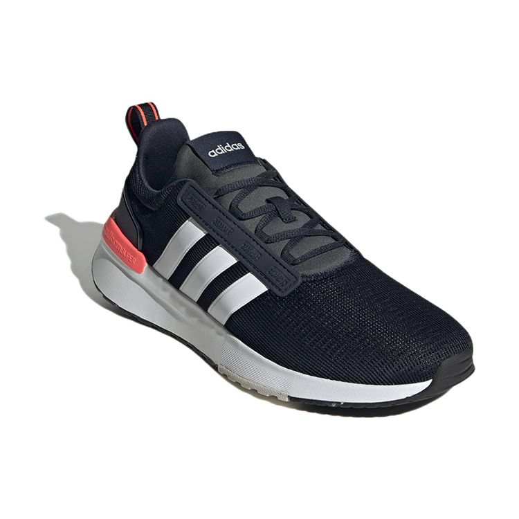Adidas Neo Racer TR21 Удобная Ткань Нескользящие Прочные Низкие Кроссовки для Бега Мужские Кроссовки Серый Белый GX0653